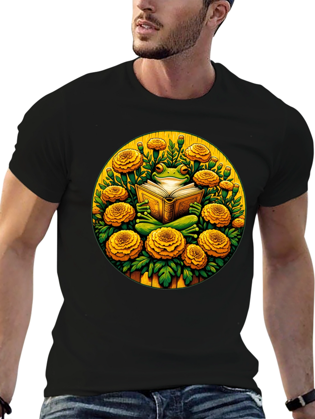 Frog Reader Graphic Tee - Bookworm T-Shirt
