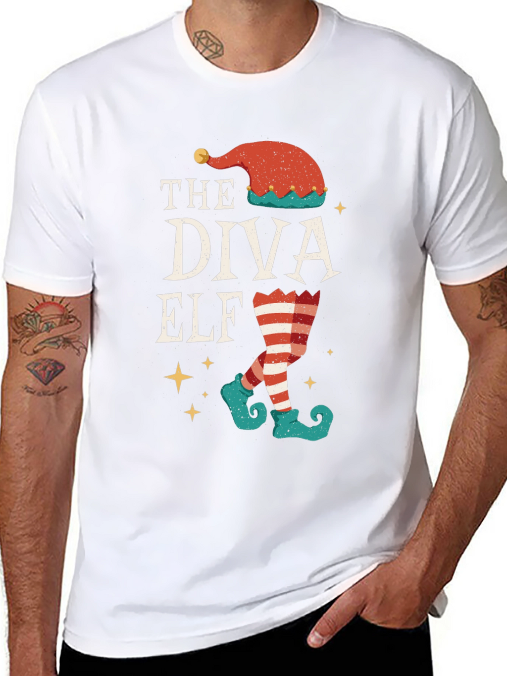 The Diva Elf Christmas T-Shirt