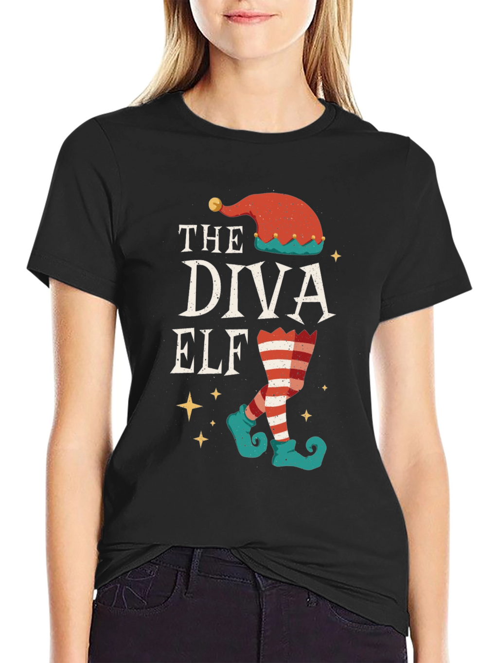 The Diva Elf Christmas T-Shirt