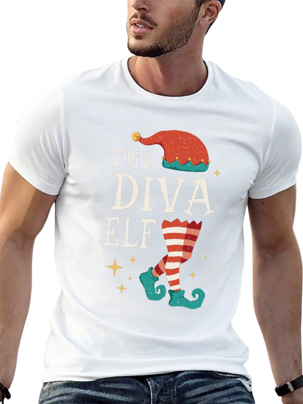 The Diva Elf Christmas T-Shirt