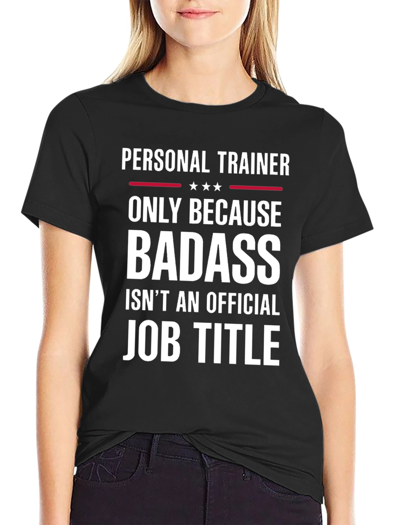 Personal Trainer Badass Job Title T-Shirt