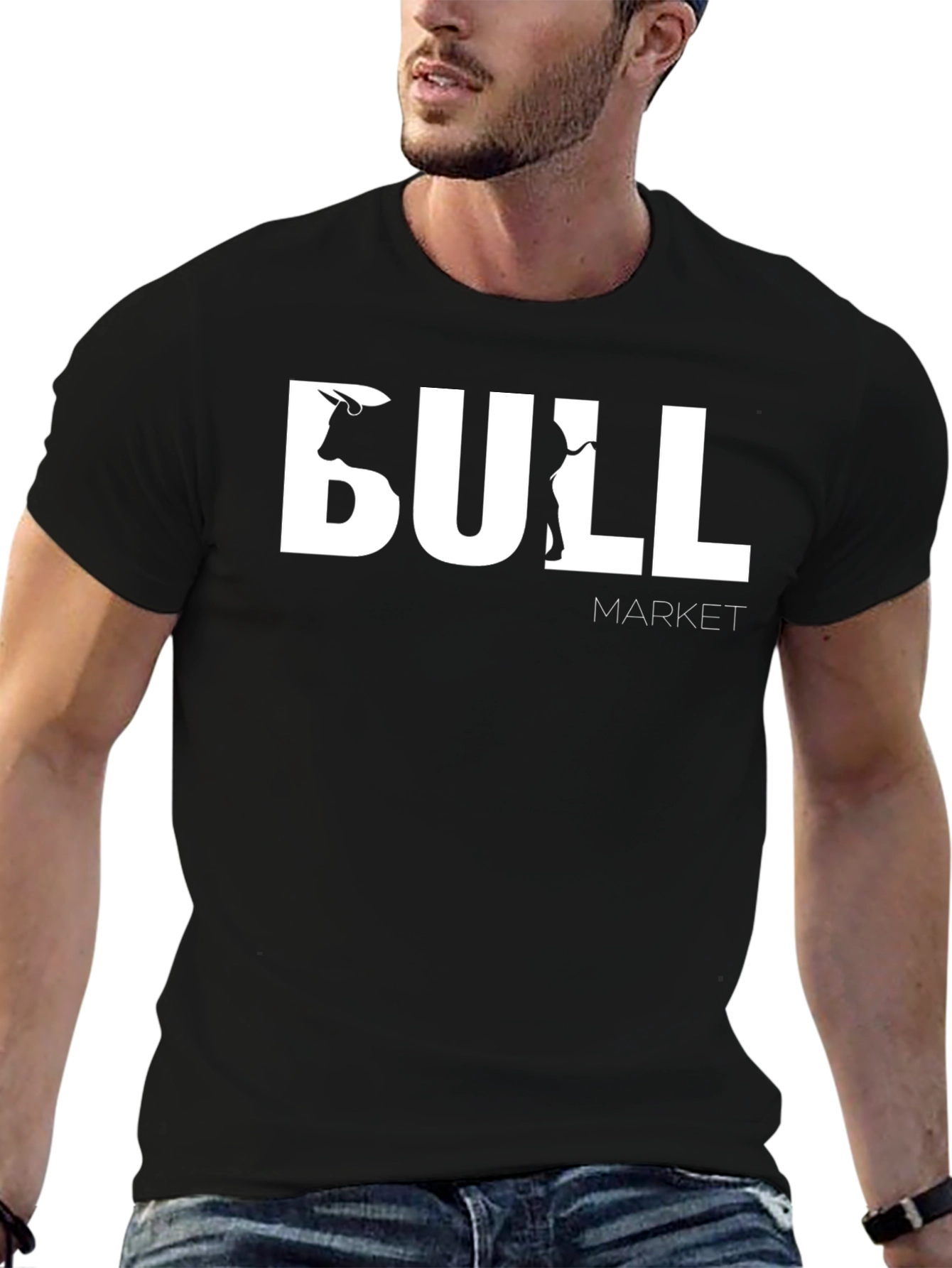 Bull Market Graphic Tee - Black