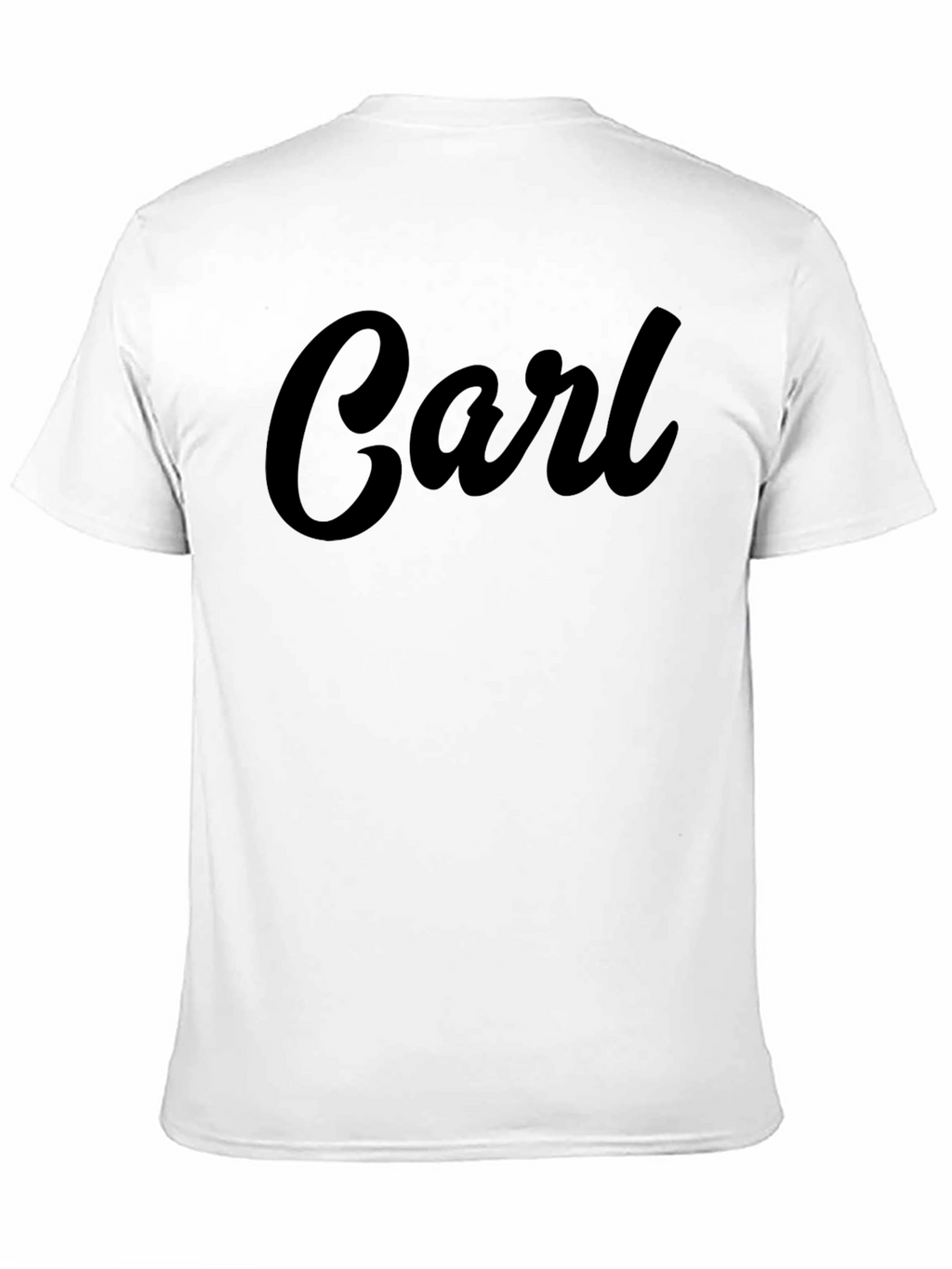 Personalized Carl Black T-Shirt - Custom Name Tee