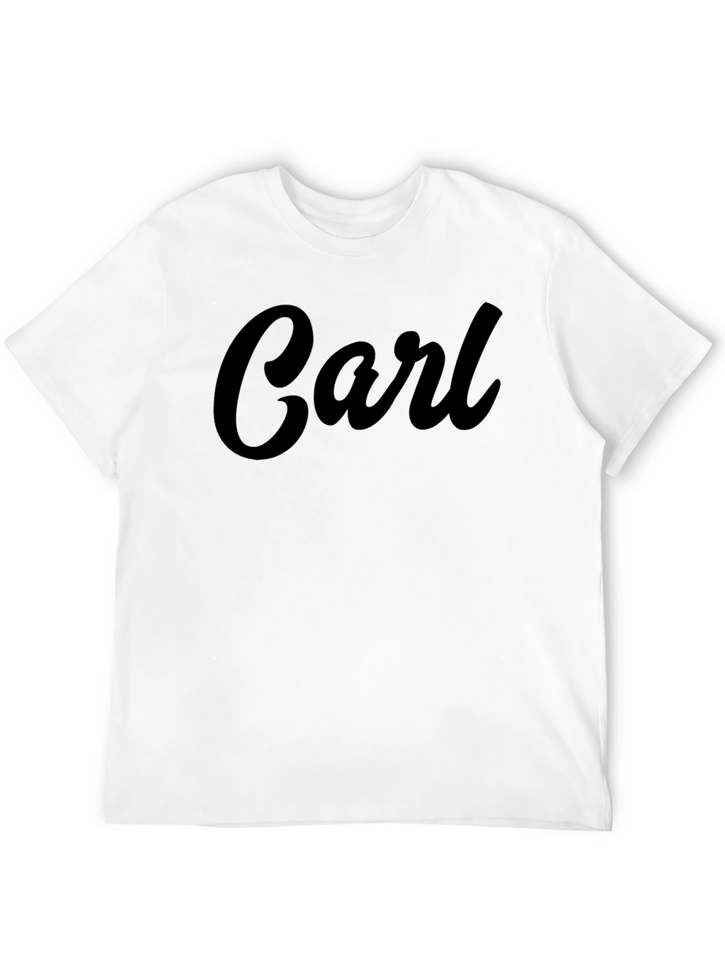 Personalized Carl Black T-Shirt - Custom Name Tee