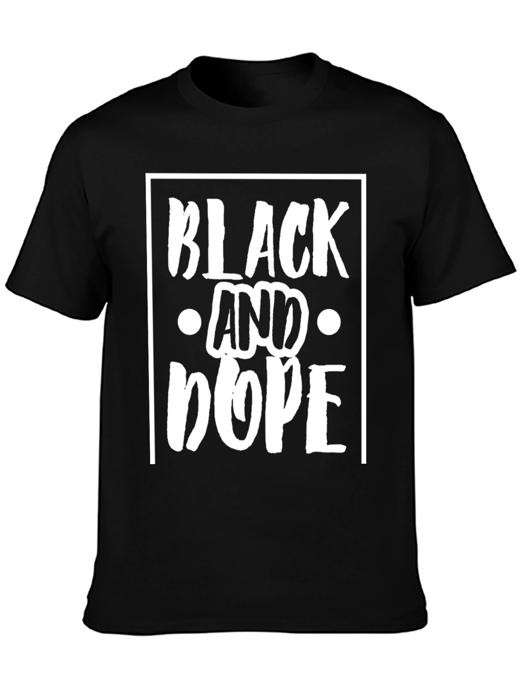 Black and Dope Graphic Print T-Shirt