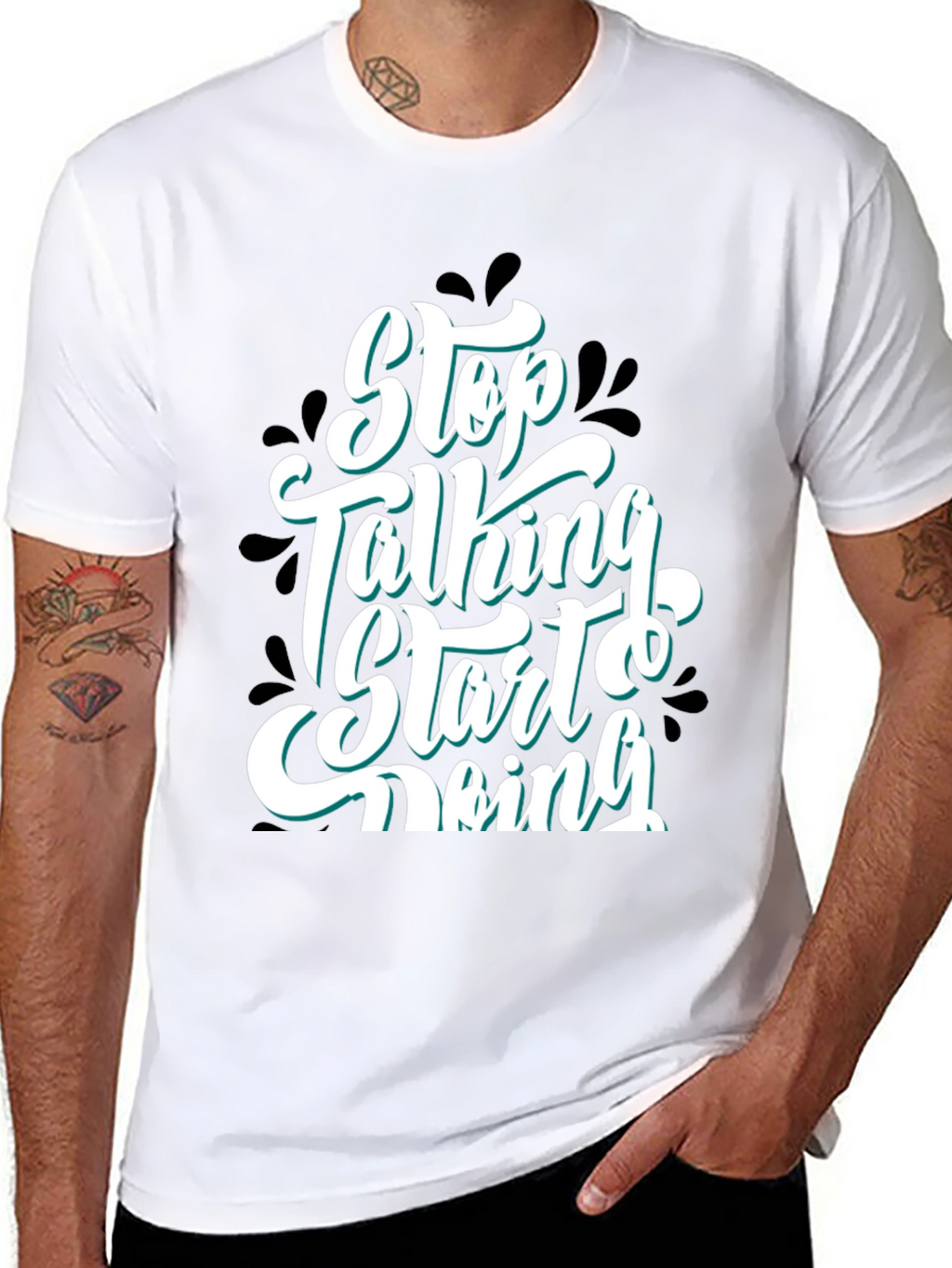 Stop Talking Start Doing Graphic Tee