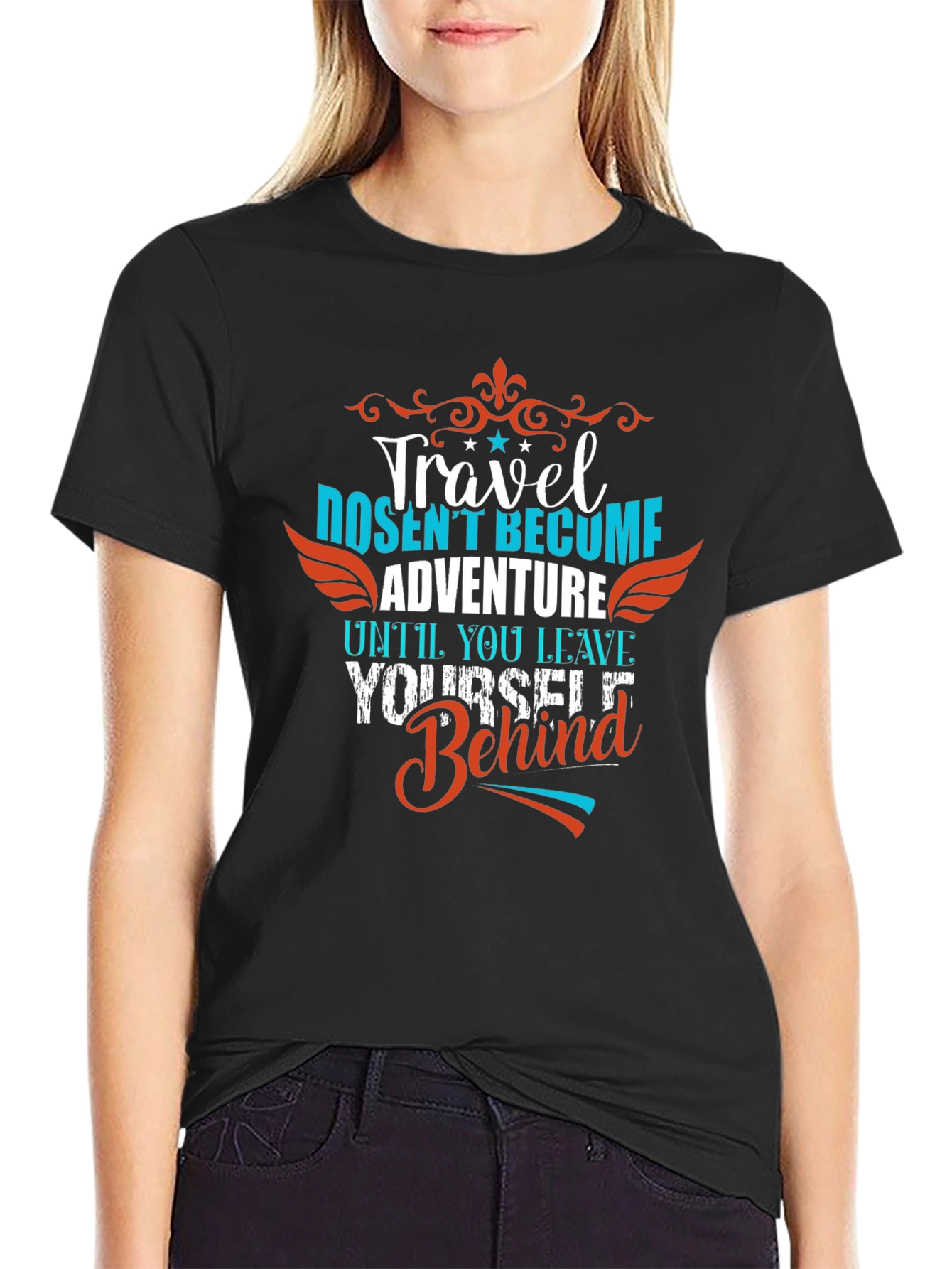 Travel Adventure Graphic Tee - Leave Yourself Behind