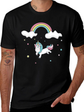 Unicorn Rainbow T-Shirt - Magical Design
