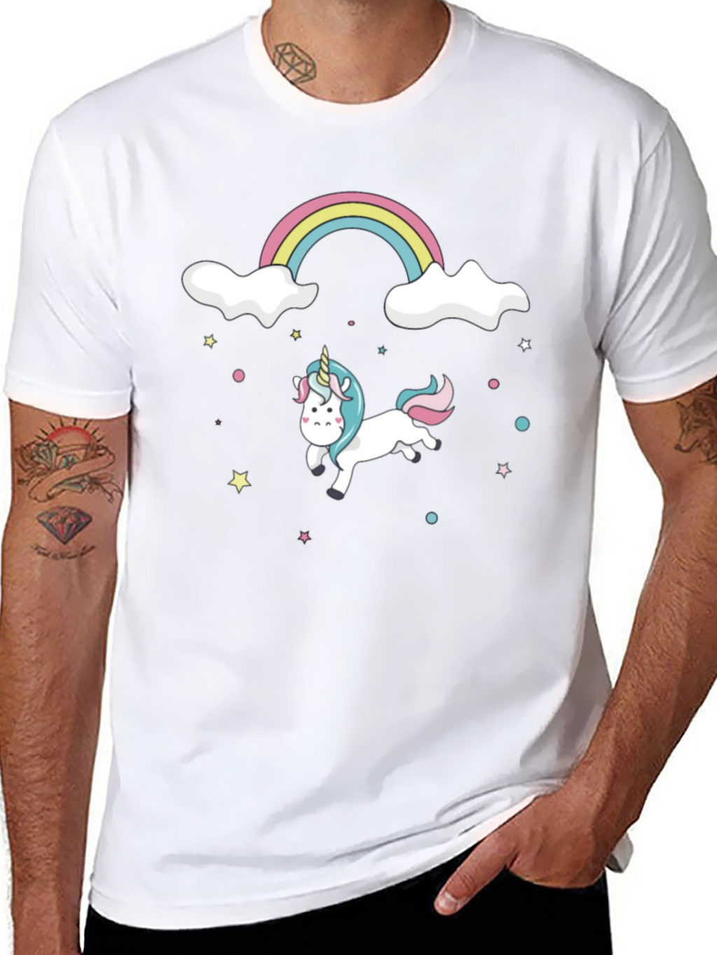 Unicorn Rainbow T-Shirt - Magical Design
