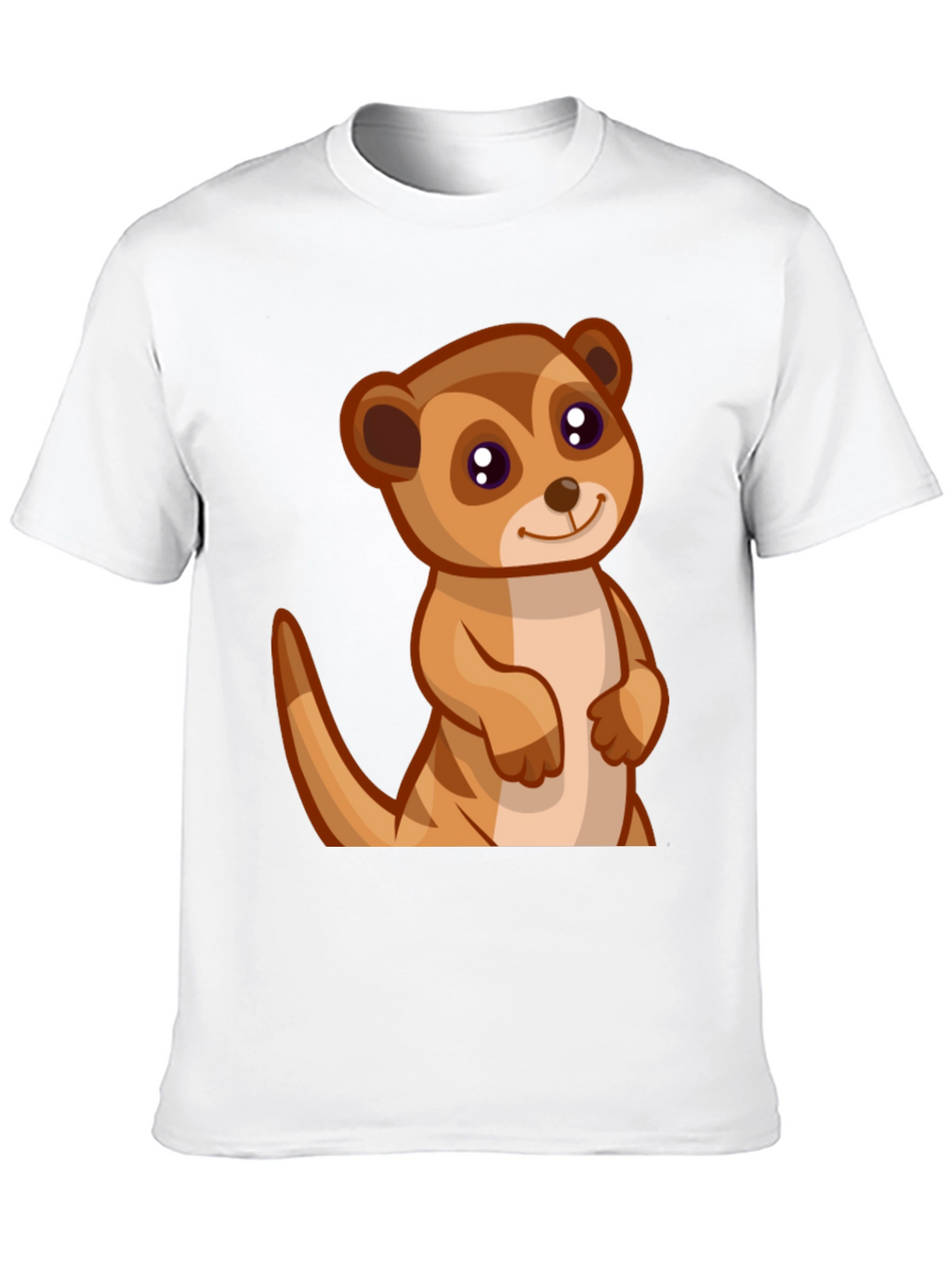 Cute Meerkat Graphic Tee - Soft Cotton Comfort