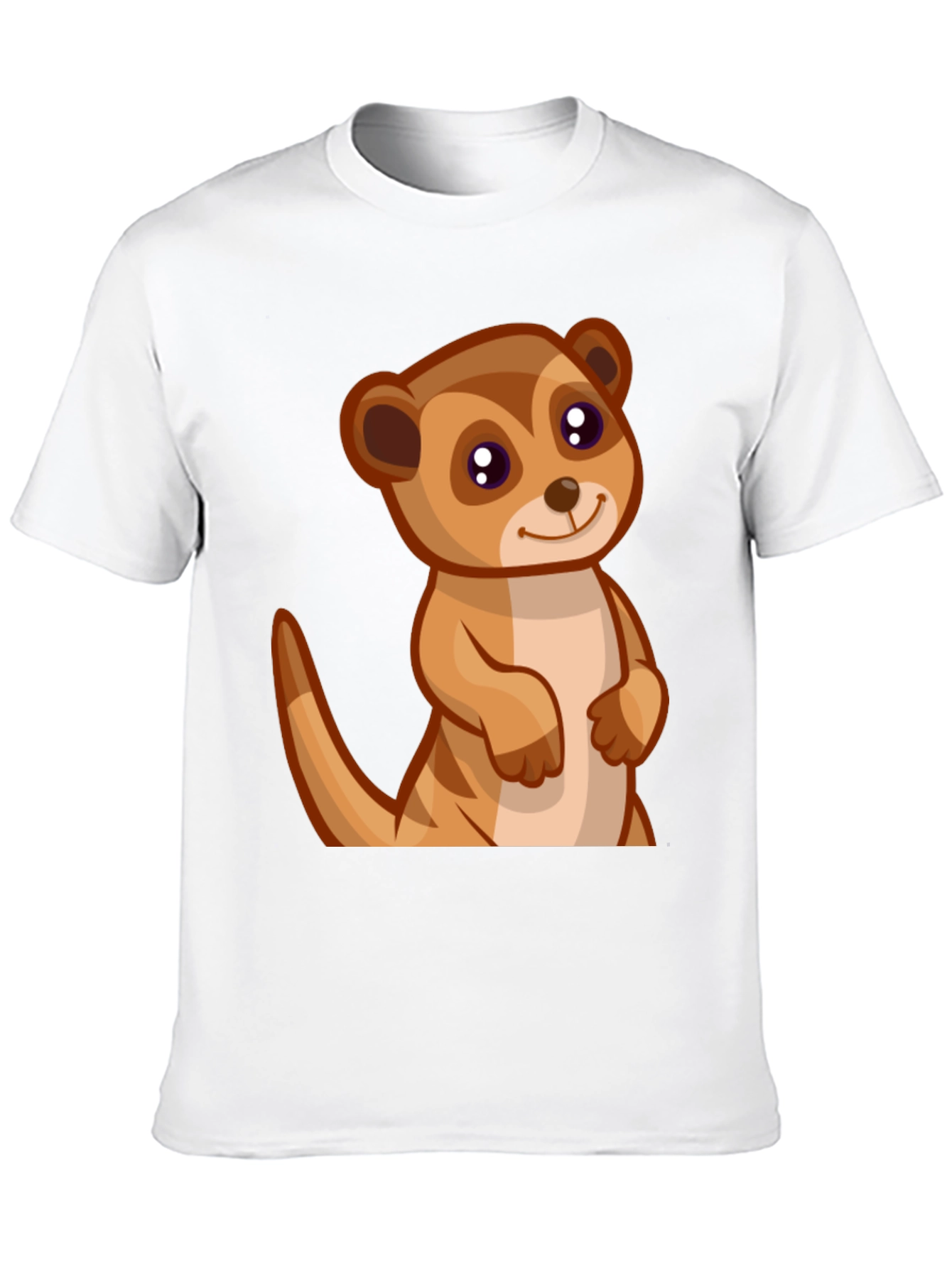 Cute Meerkat Graphic Tee - Soft Cotton Comfort
