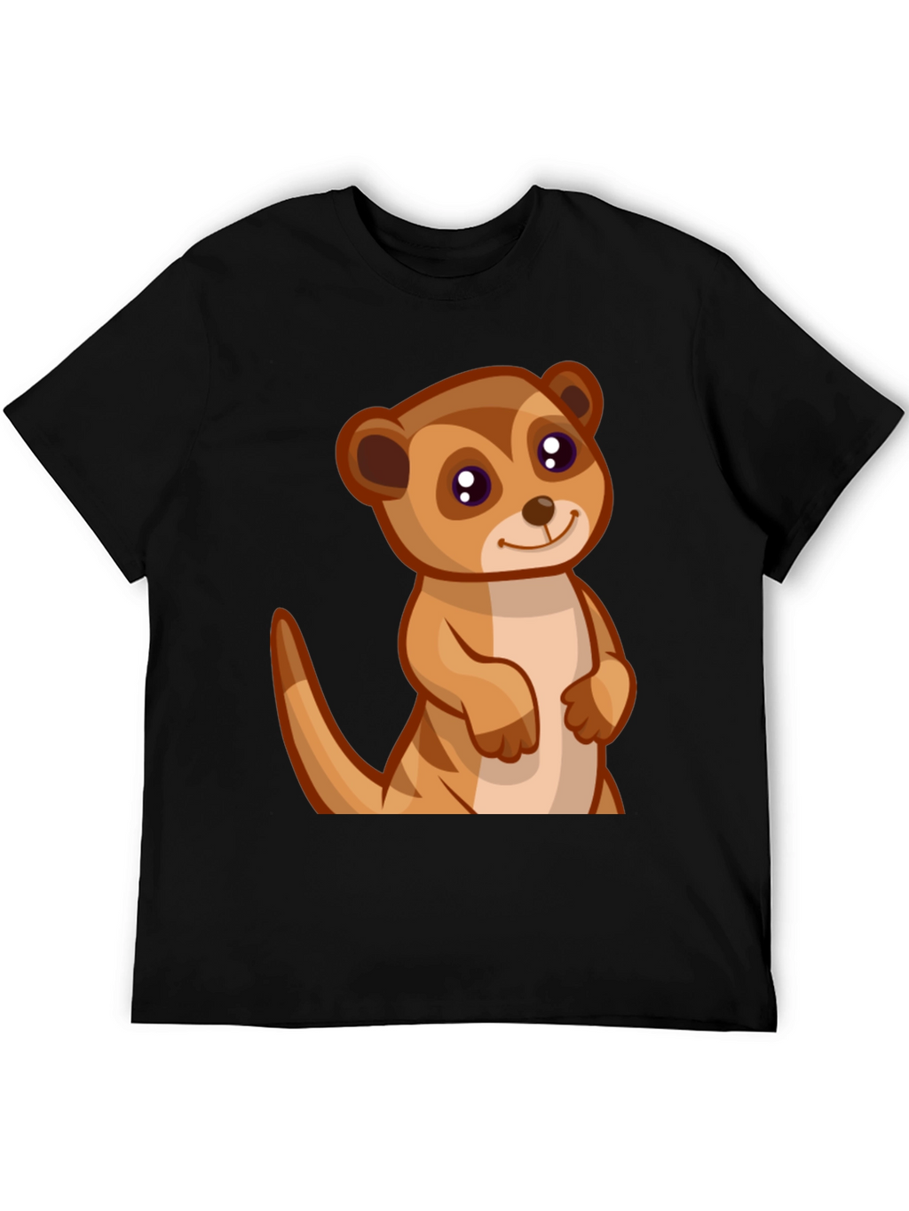 Cute Meerkat Graphic Tee - Soft Cotton Comfort