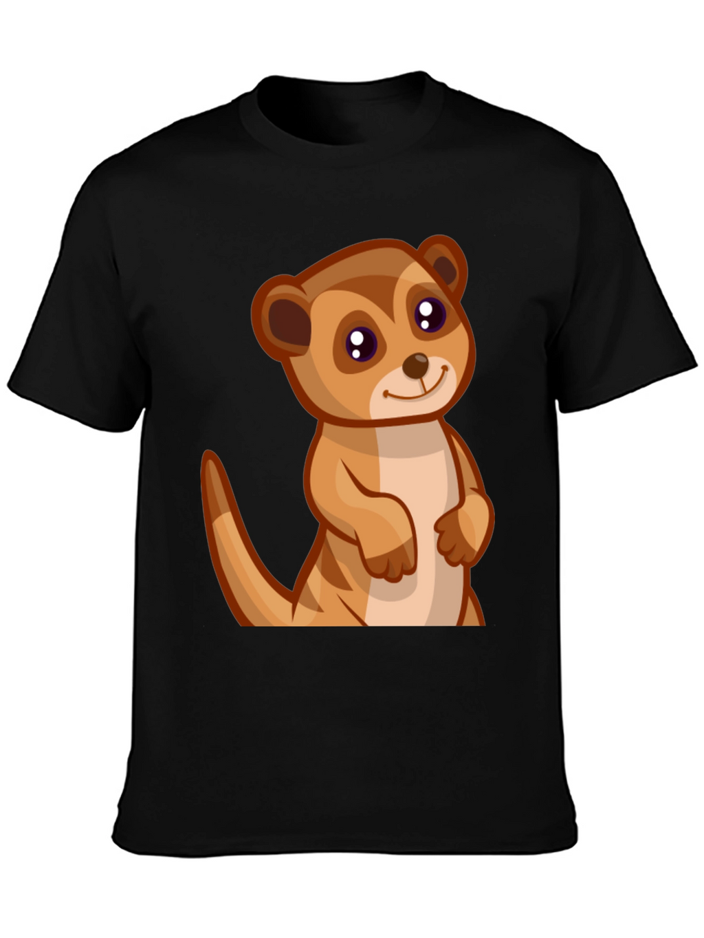 Cute Meerkat Graphic Tee - Soft Cotton Comfort