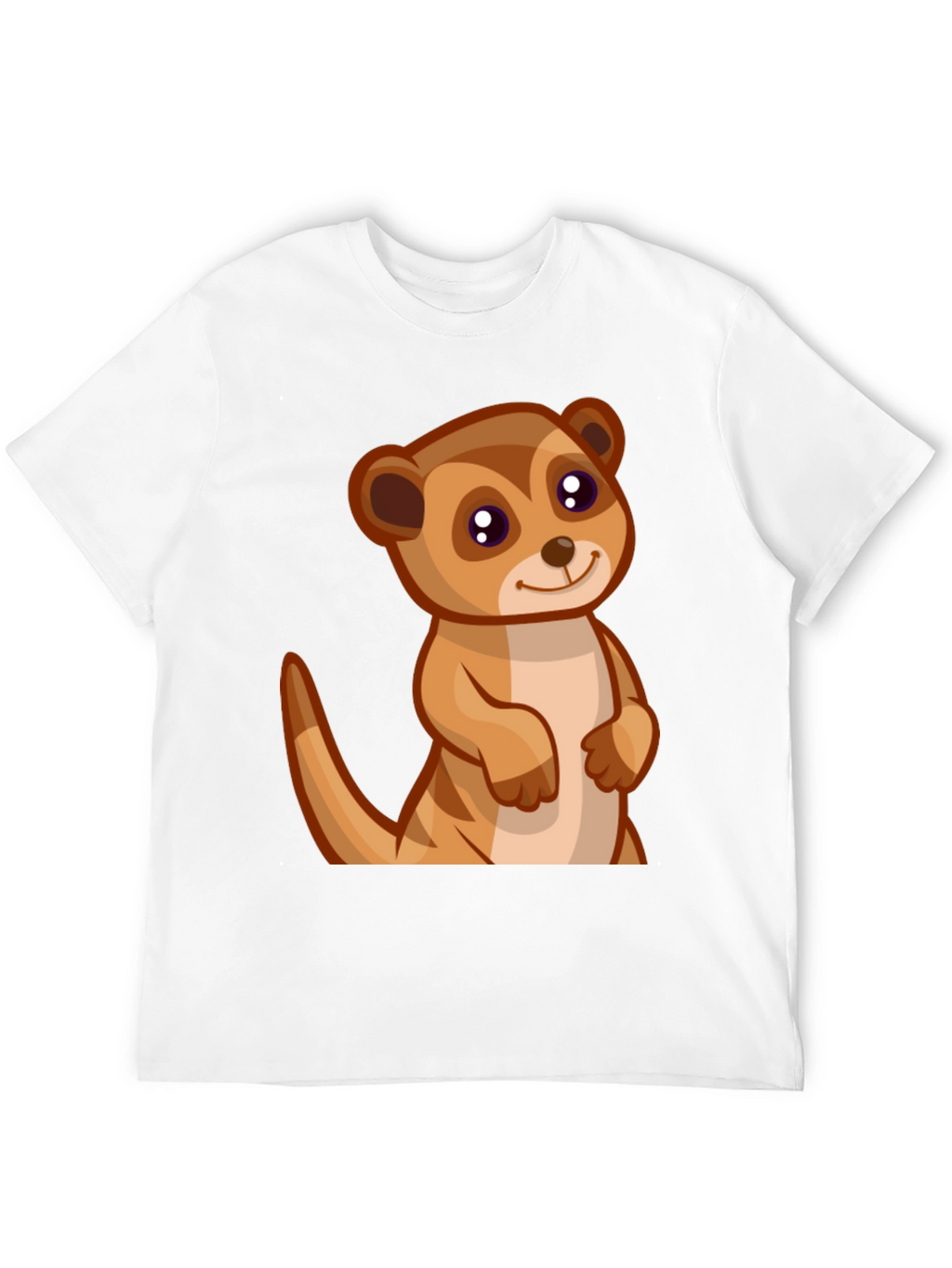 Cute Meerkat Graphic Tee - Soft Cotton Comfort