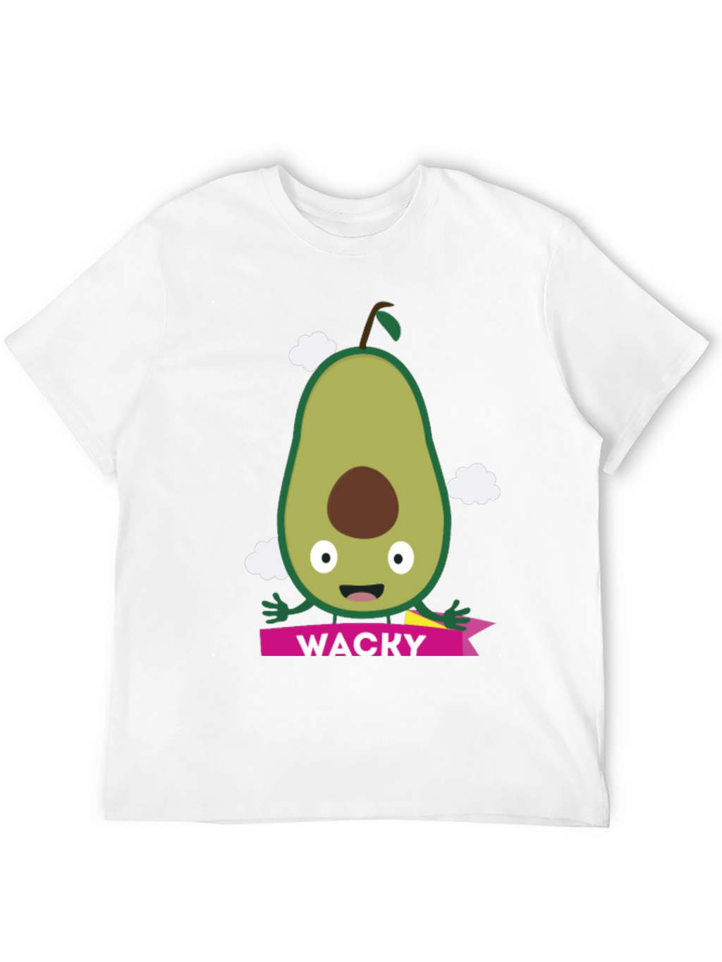 Wacky Avocado Graphic Tee - Fun Foodie T-Shirt