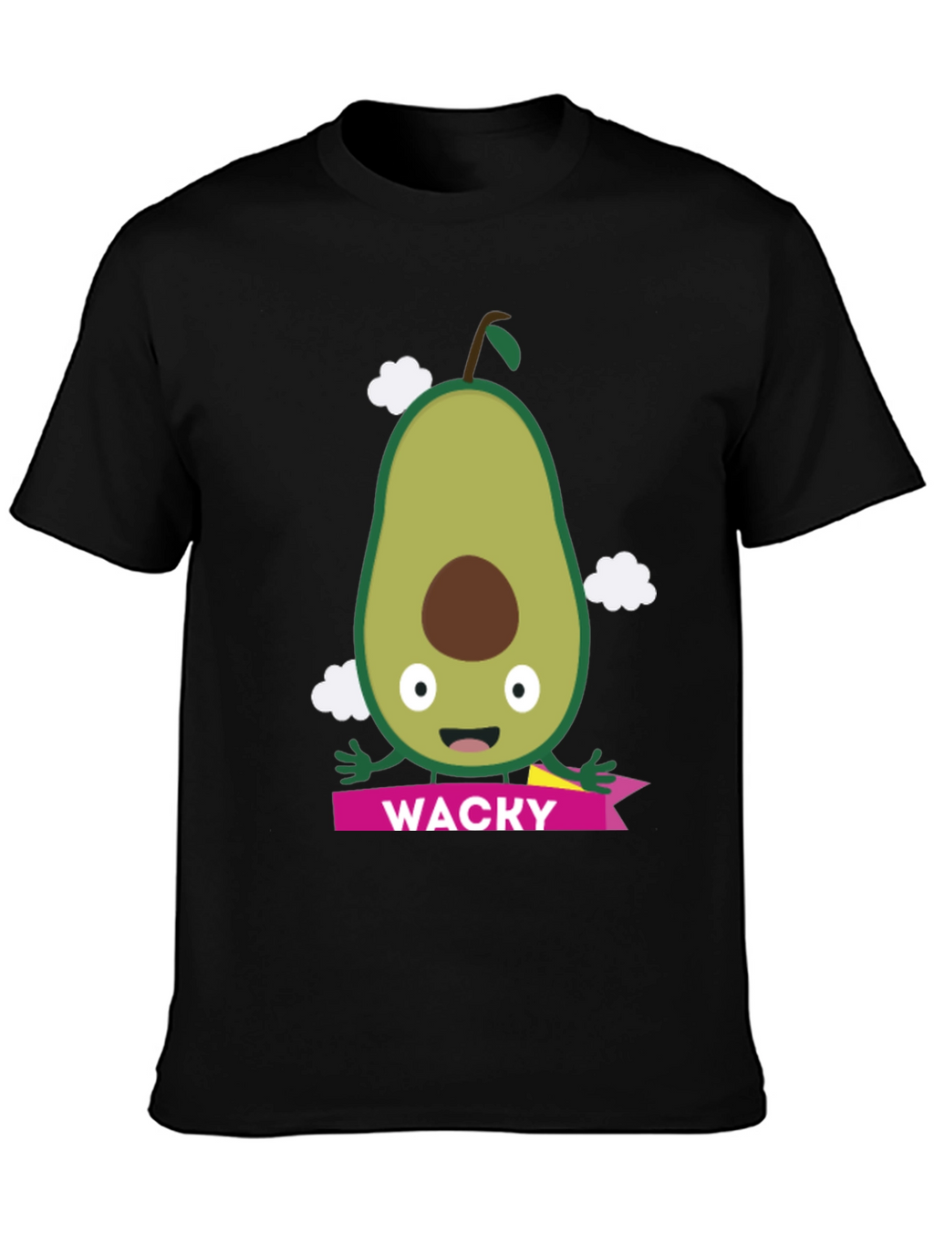 Wacky Avocado Graphic Tee - Fun Foodie T-Shirt