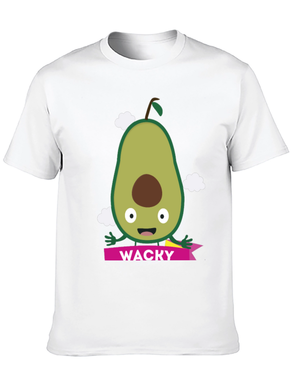 Wacky Avocado Graphic Tee - Fun Foodie T-Shirt