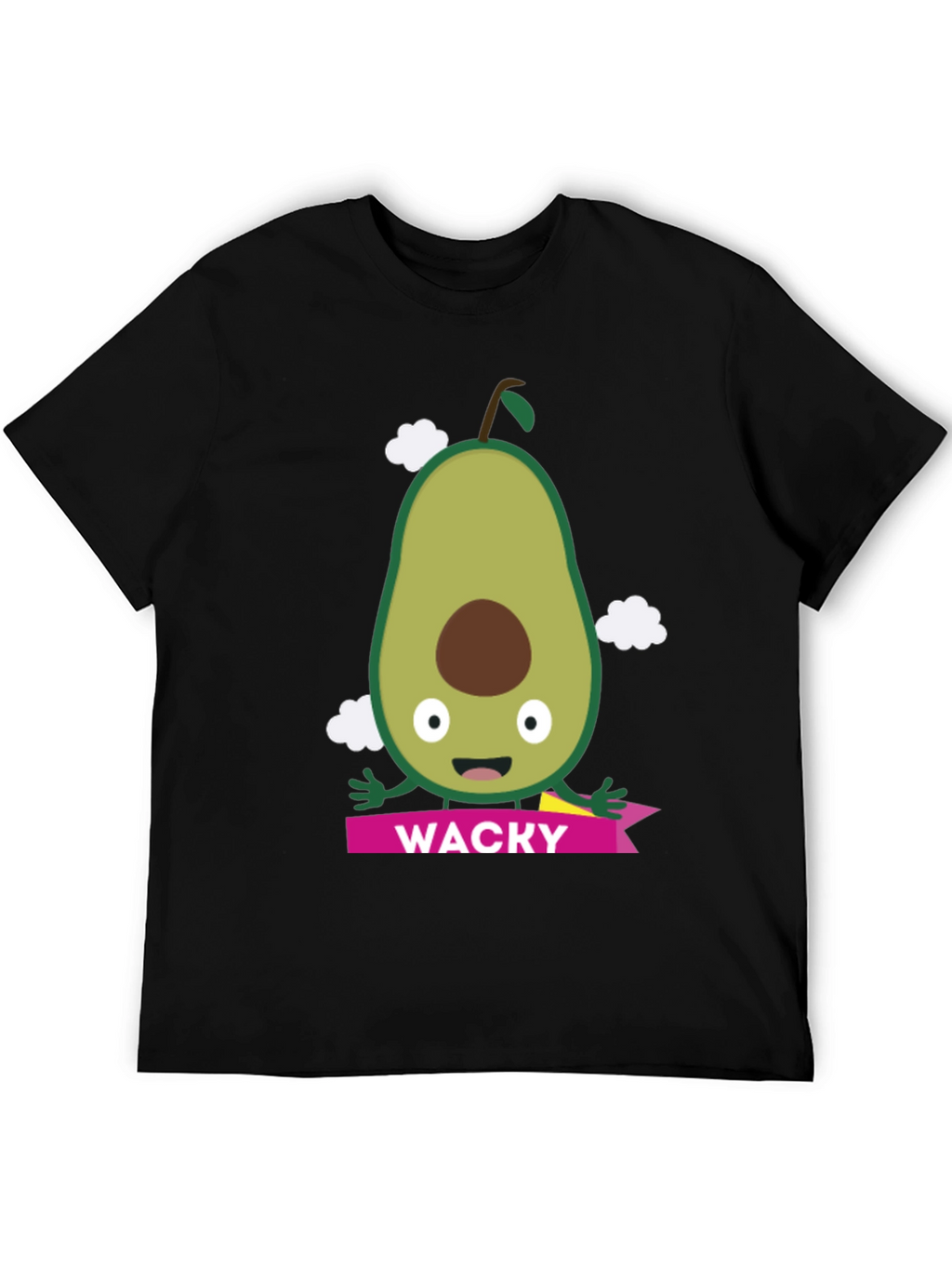 Wacky Avocado Graphic Tee - Fun Foodie T-Shirt