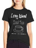 Long Island Iced Tea Funny Graphic T-Shirt