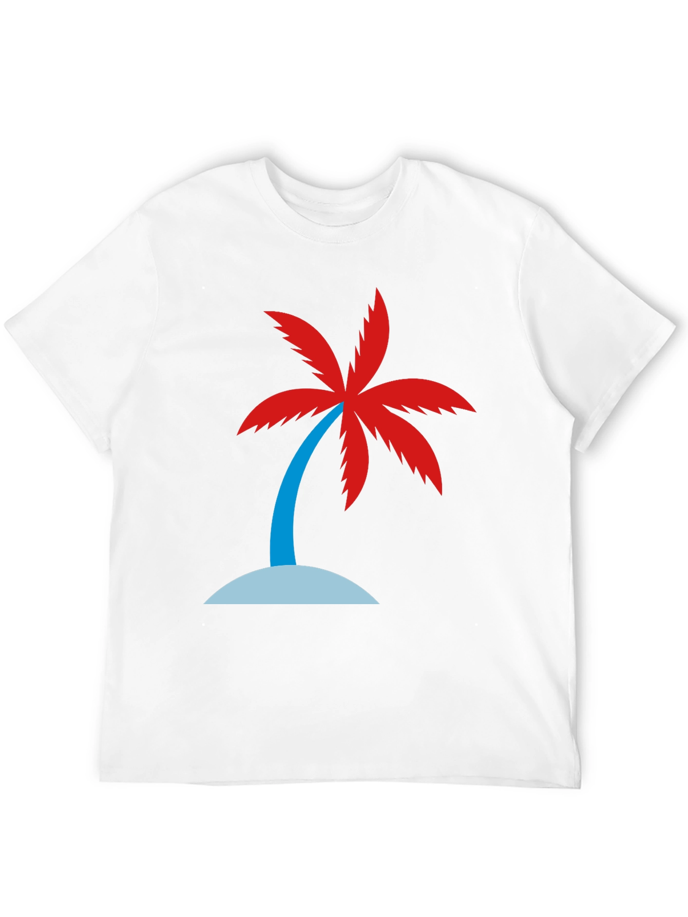 Black Palm Tree Graphic T-Shirt