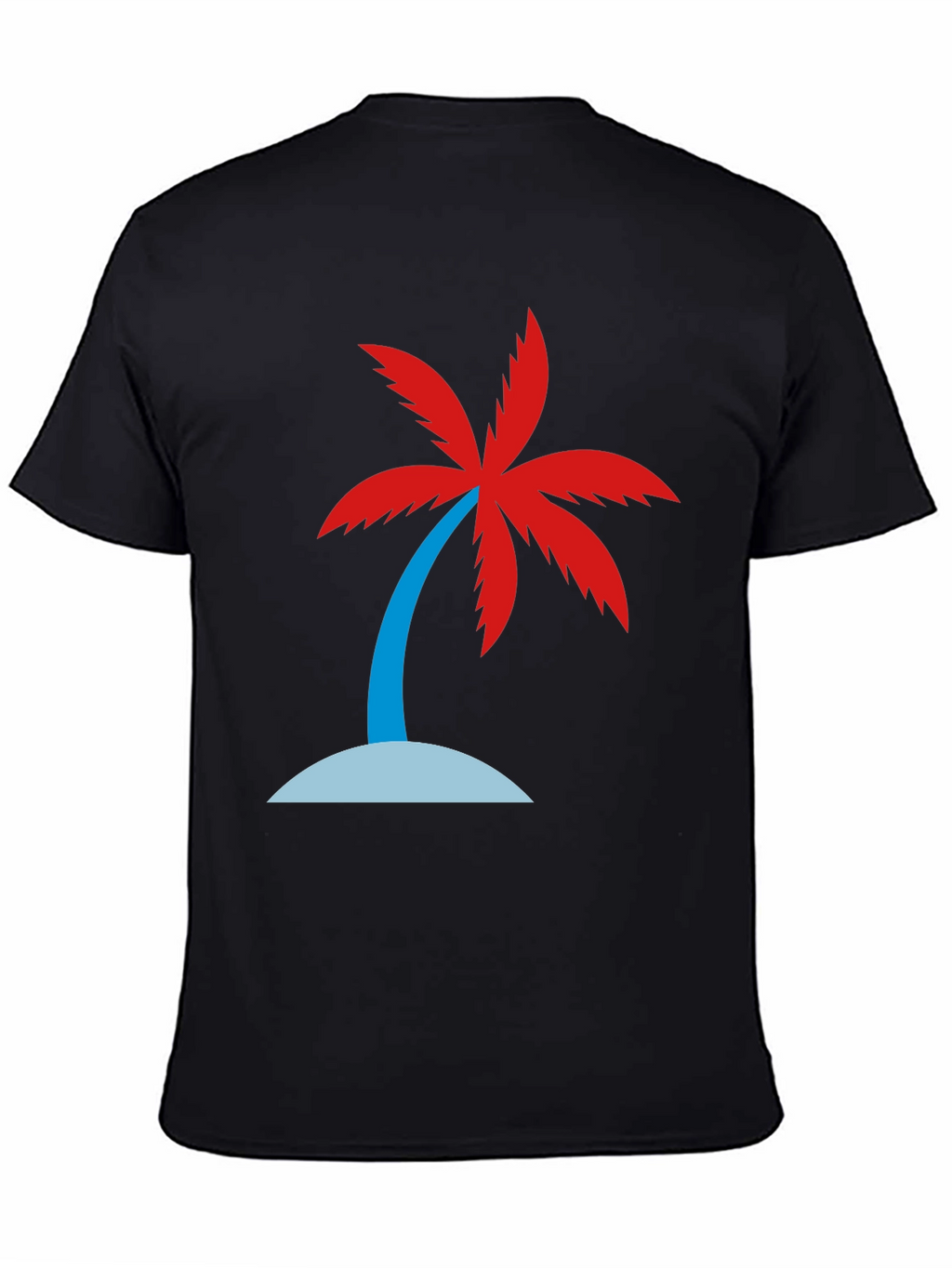 Black Palm Tree Graphic T-Shirt