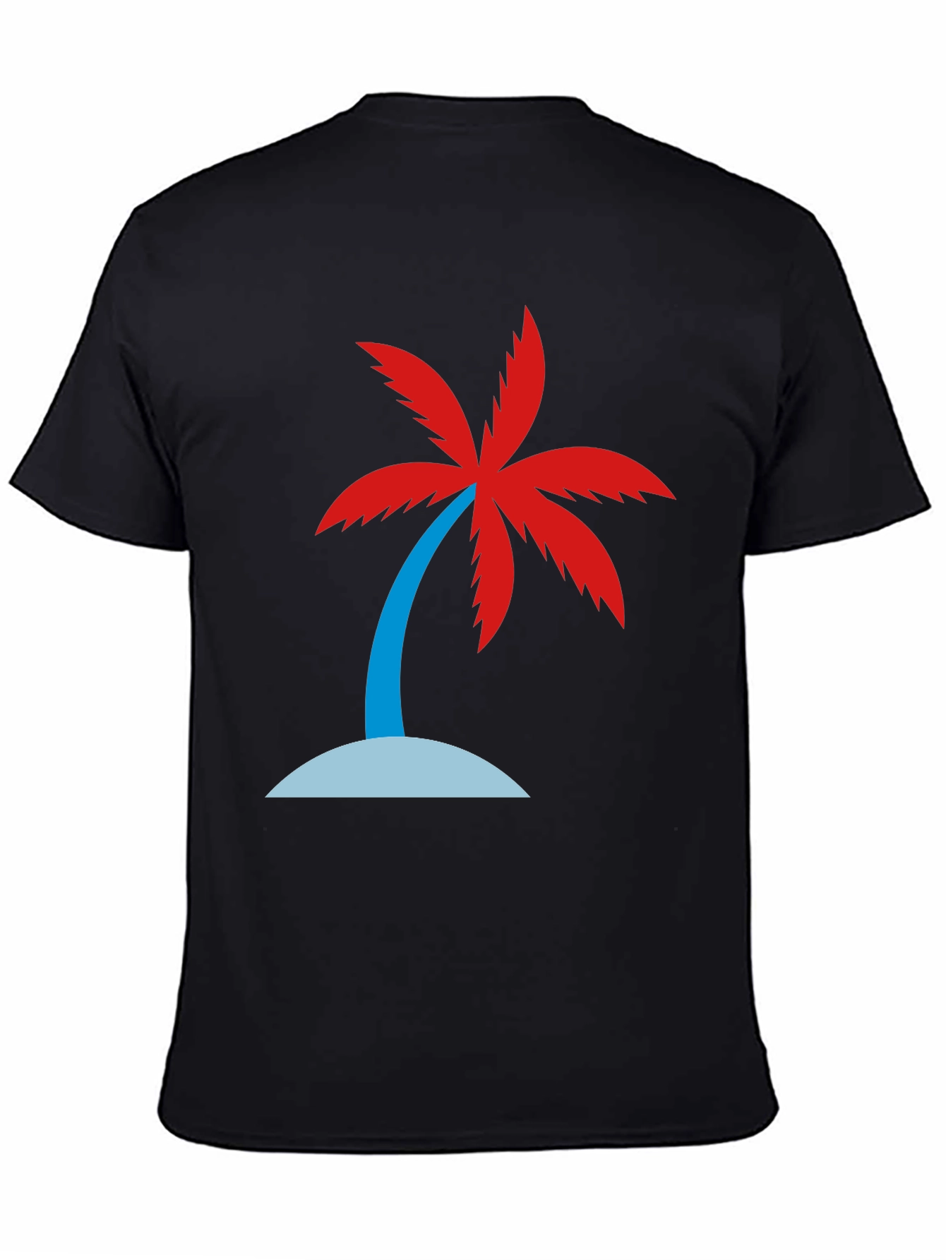 Black Palm Tree Graphic T-Shirt