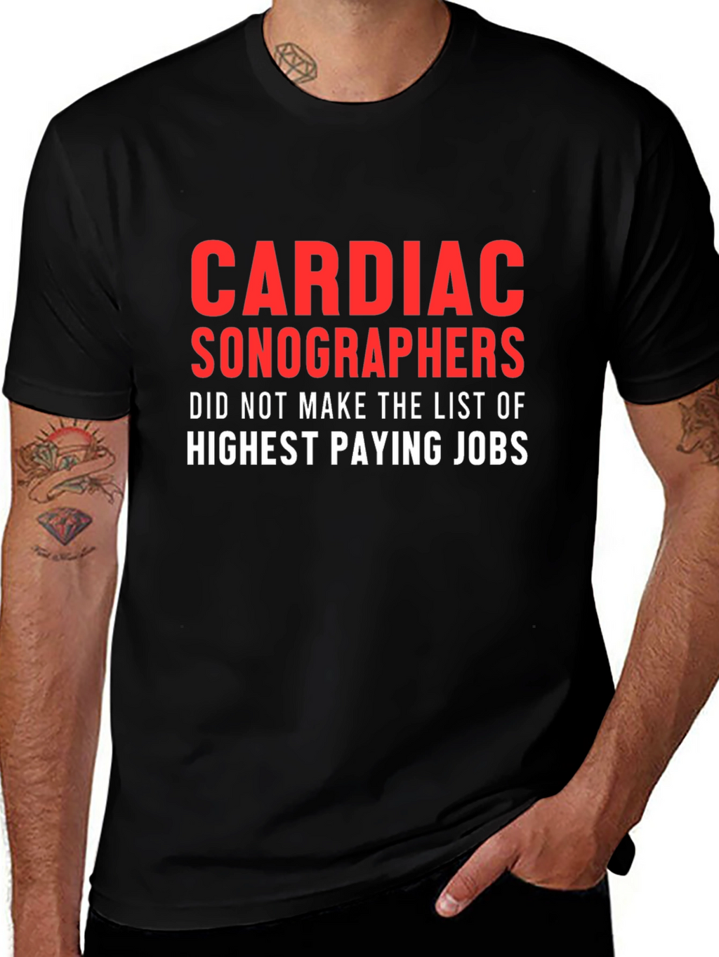 Cardiac Sonographers T-Shirt - Funny Job Profession Tee
