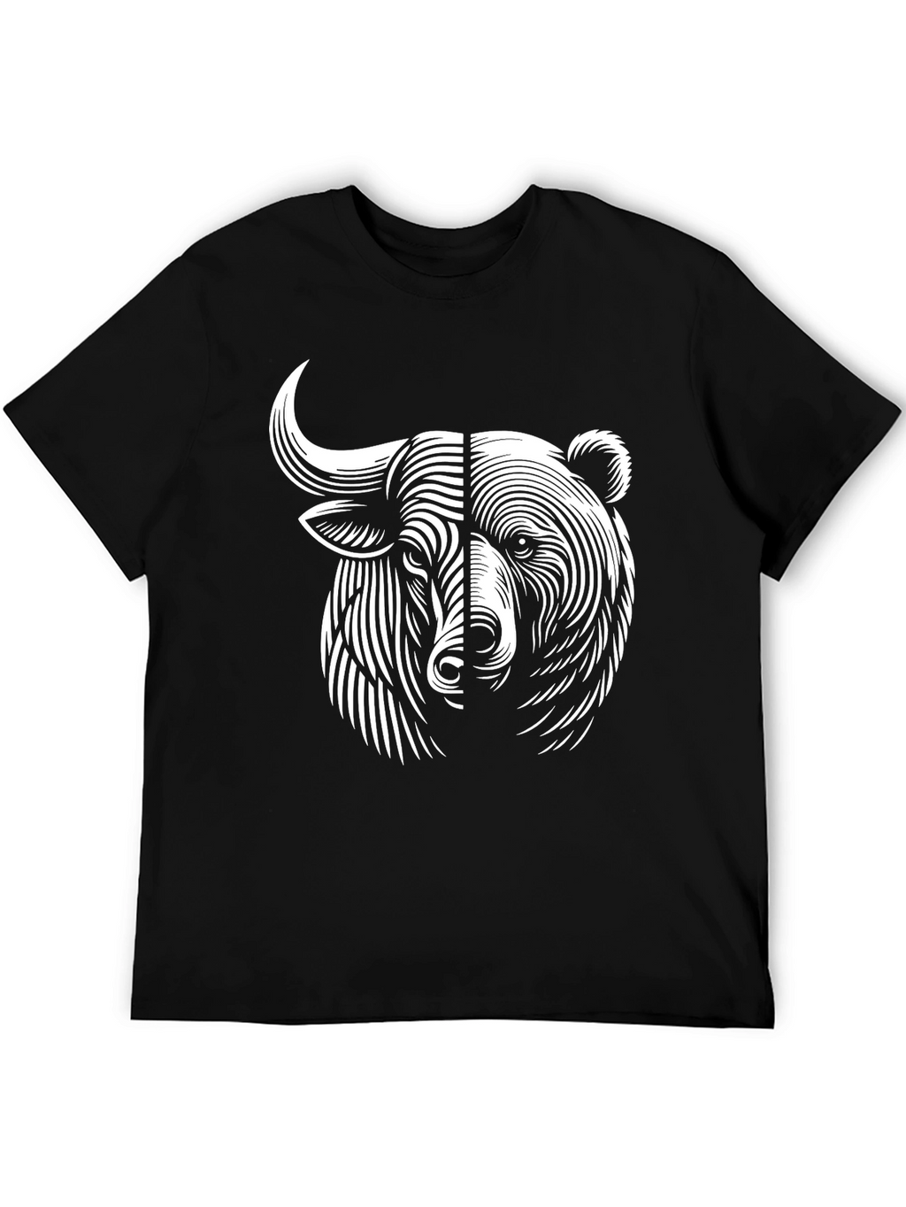 Bull & Bear Graphic Tee - Modern Investment T-Shirt