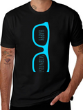 Happy Scientist T-Shirt - Black Graphic Tee
