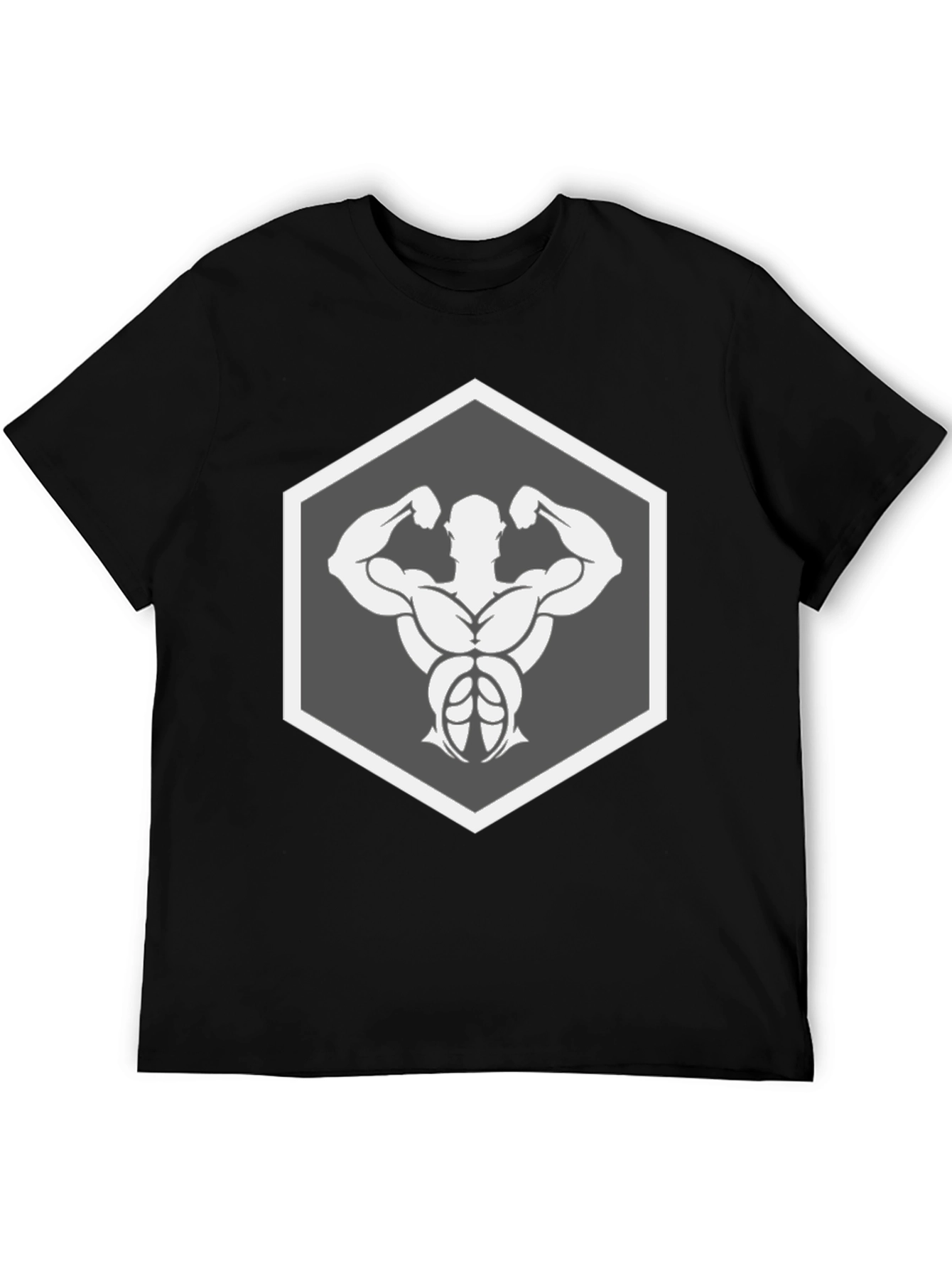 Muscle Man Black T-Shirt