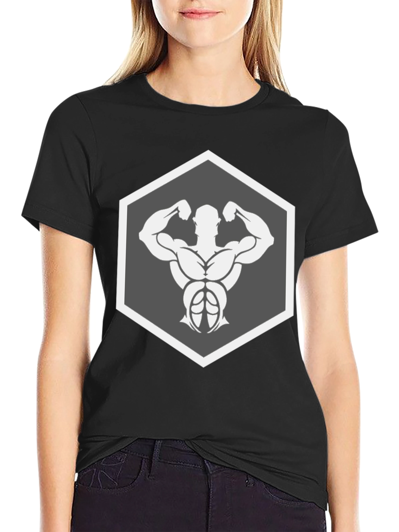 Muscle Man Black T-Shirt