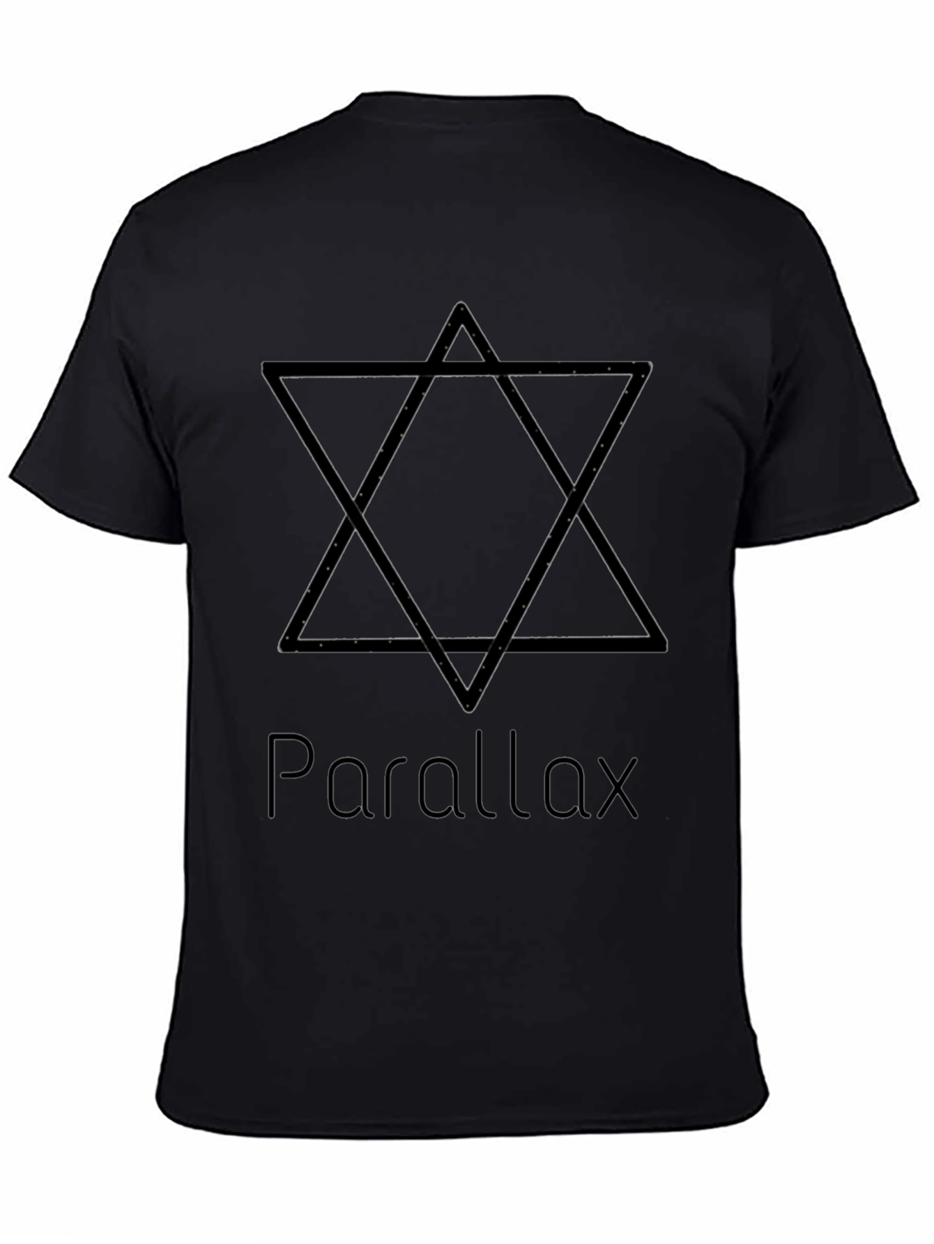 Parallax Star Graphic Black T-Shirt