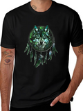 Wolf Dreamcatcher Graphic T-Shirt