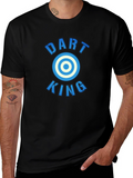 Dart King Graphic T-Shirt - Casual Cotton Tee