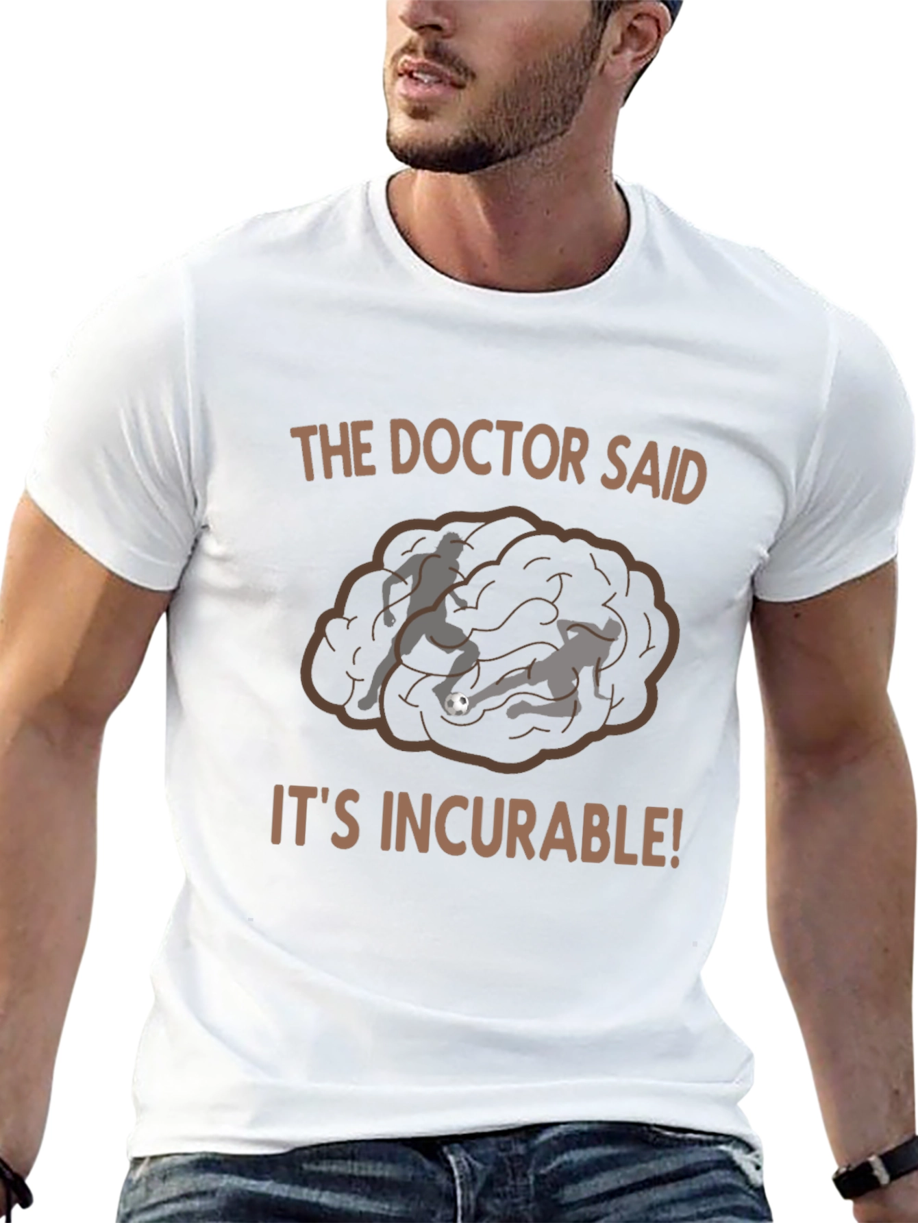 Incurable Soccer Fan T-Shirt - Black