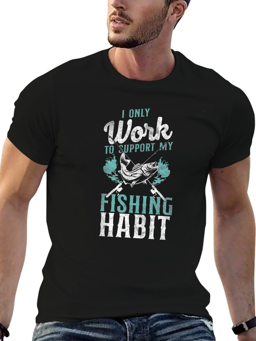 Fishing Habit Graphic T-Shirt - Angler Apparel
