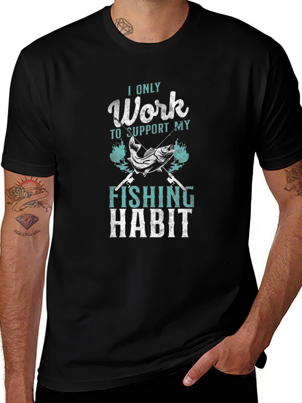 Fishing Habit Graphic T-Shirt - Angler Apparel
