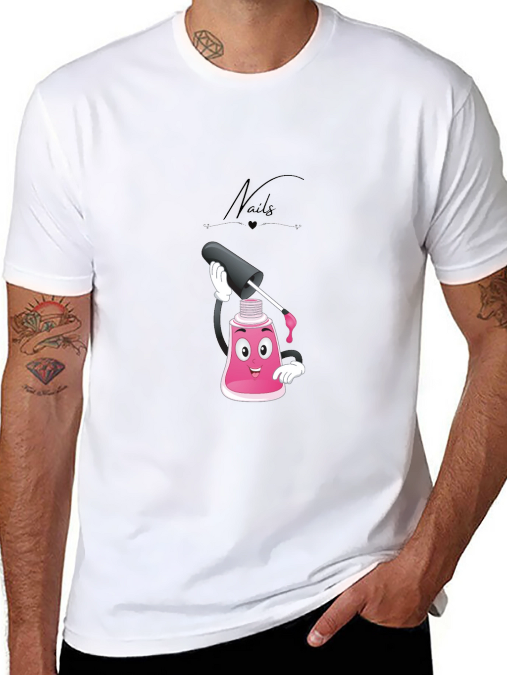 Nails Cartoon T-Shirt