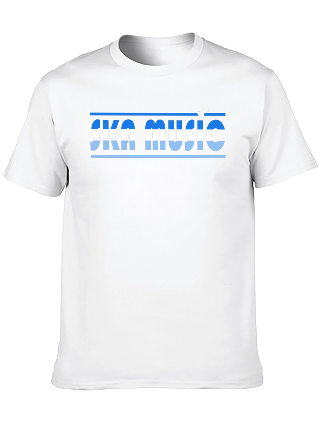 Ska Music Graphic Tee - Black Casual T-Shirt