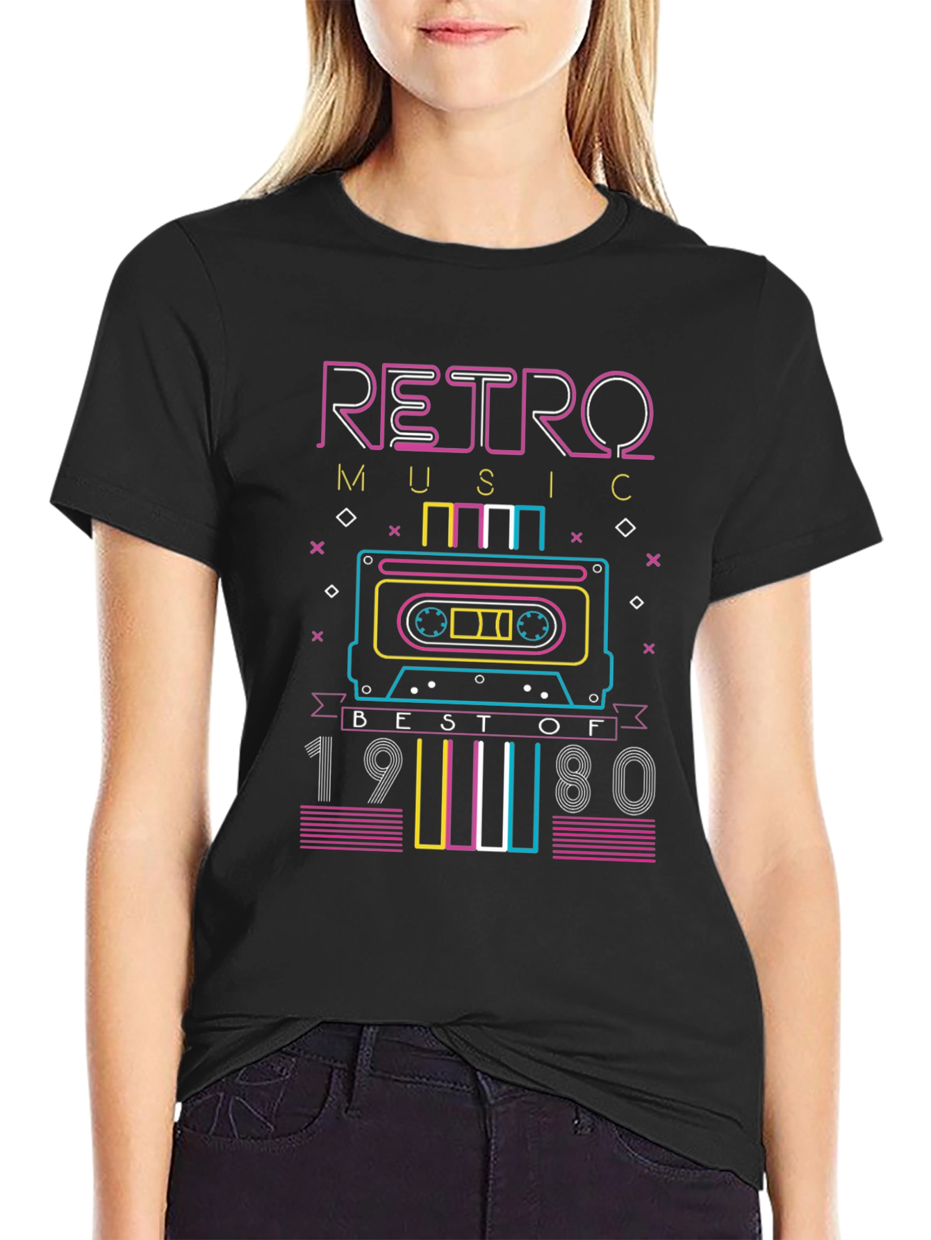 Retro Music Best of 1980s Cassette T-Shirt