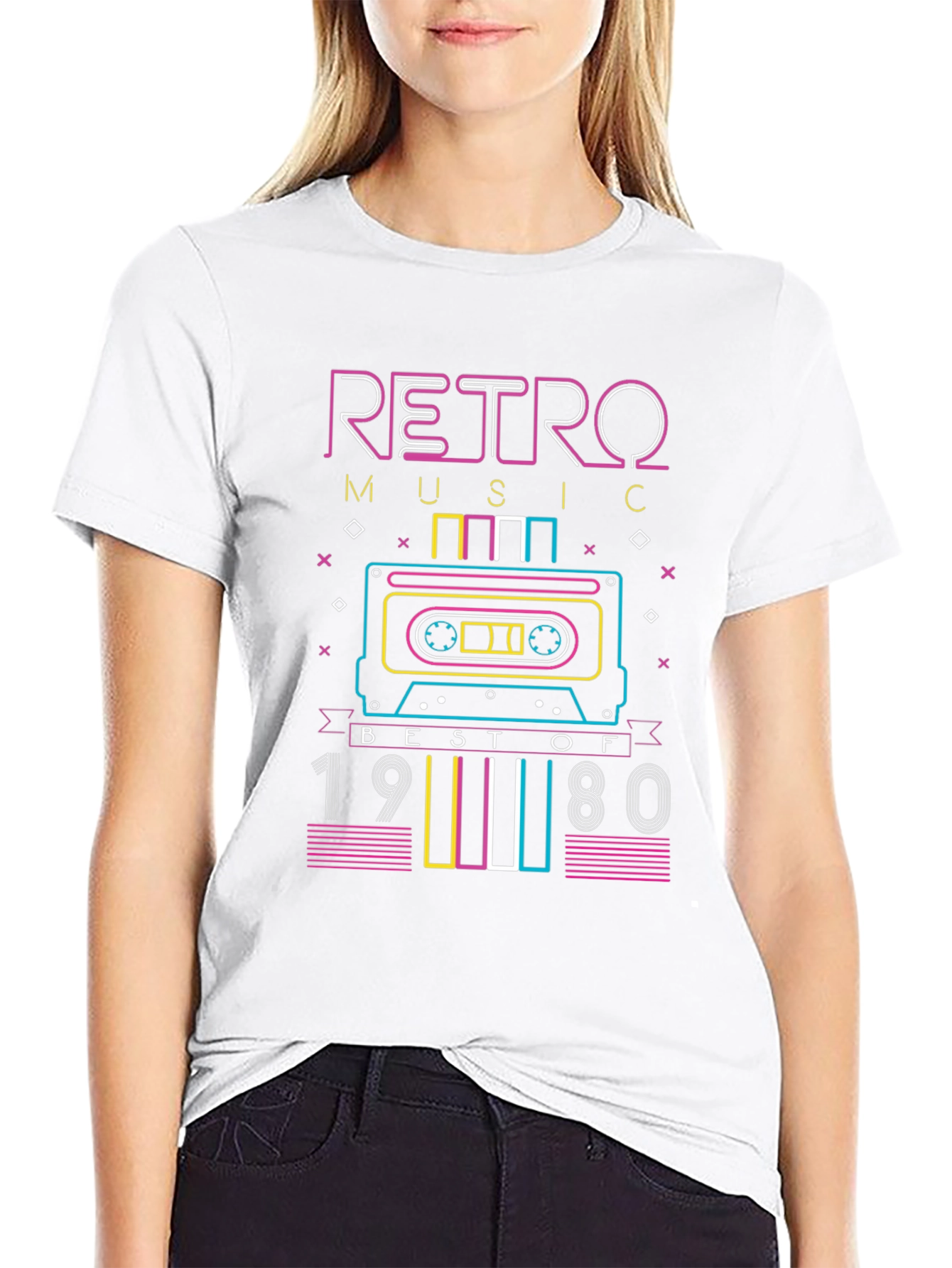 Retro Music Best of 1980s Cassette T-Shirt