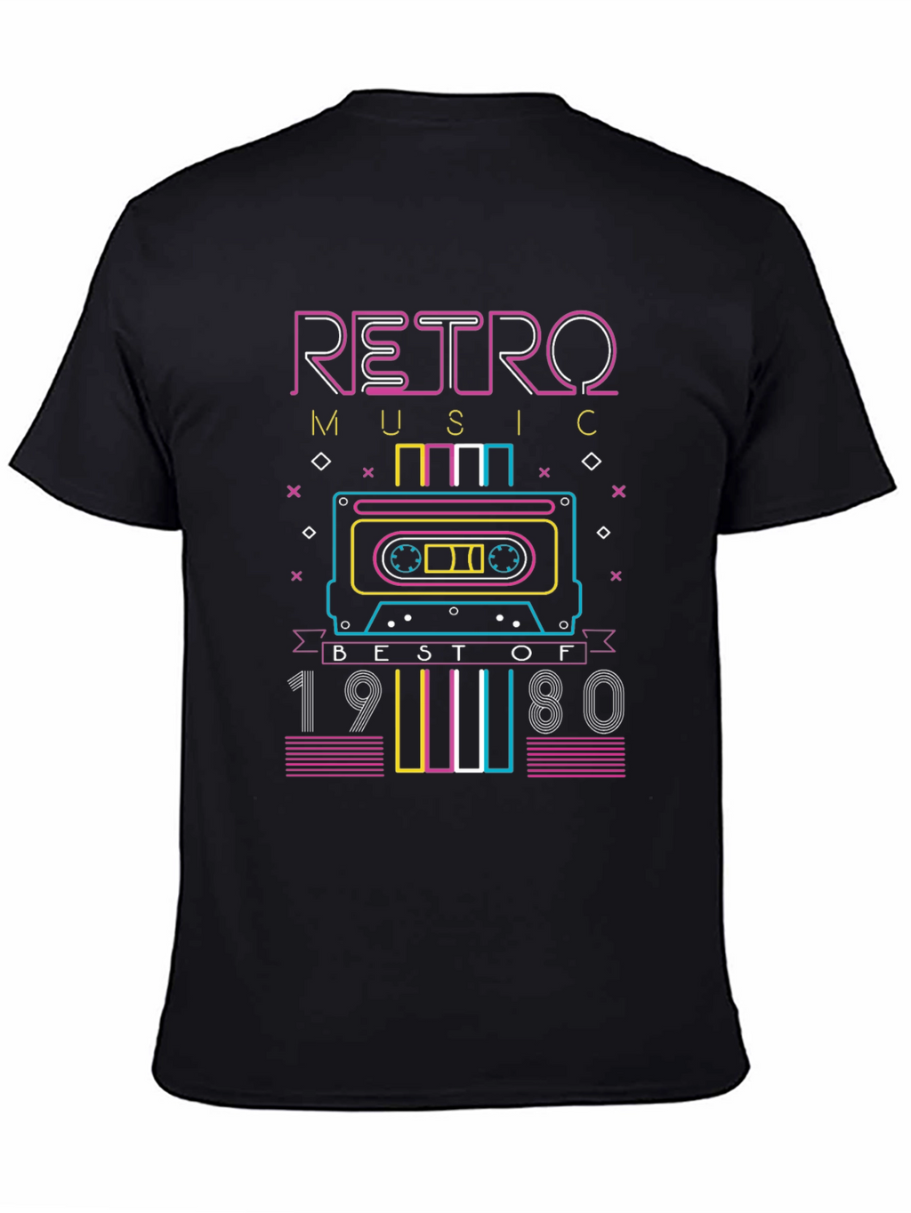 Retro Music Best of 1980s Cassette T-Shirt