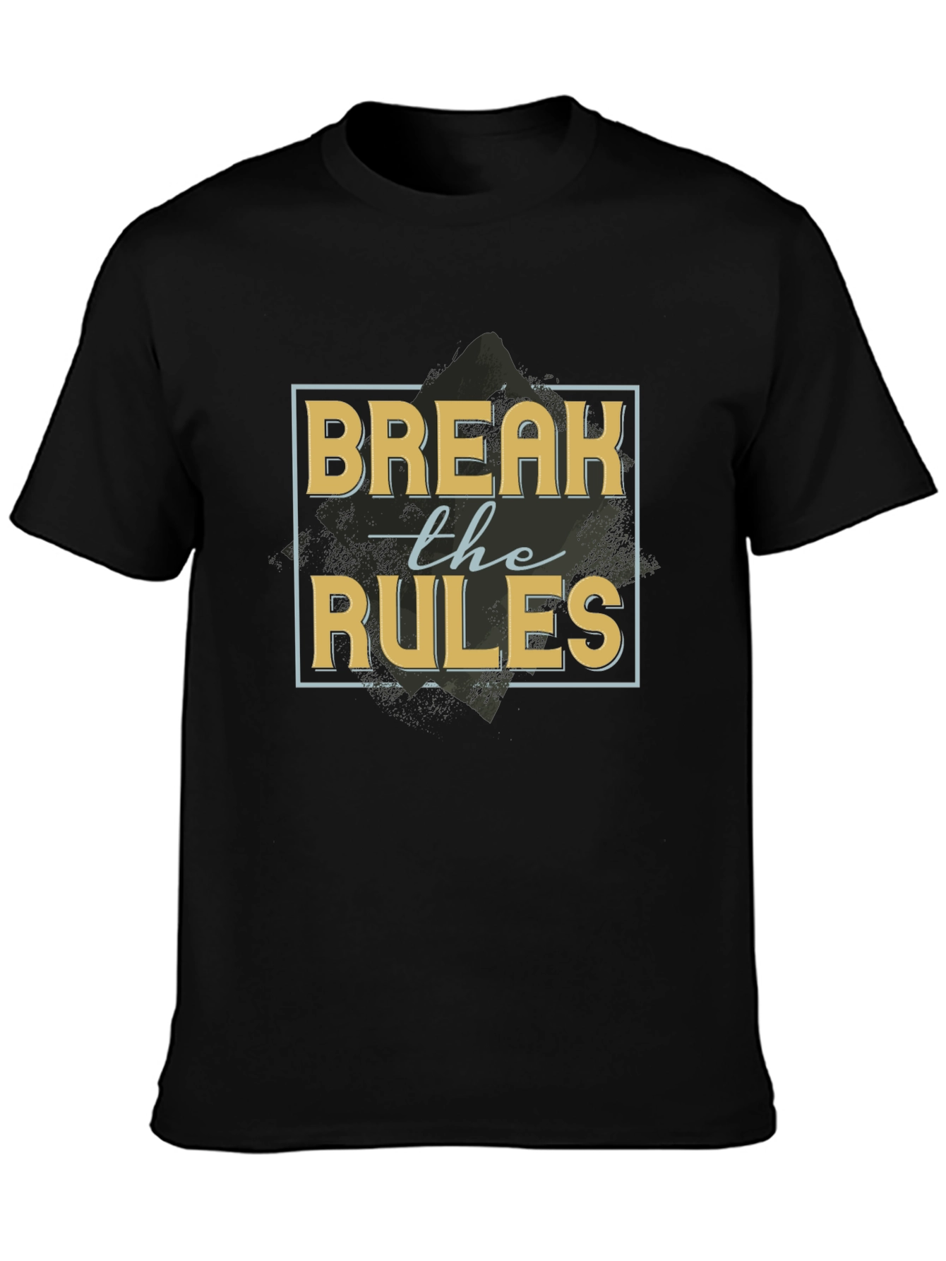 Break the Rules Graphic Print Crew Neck T-Shirt