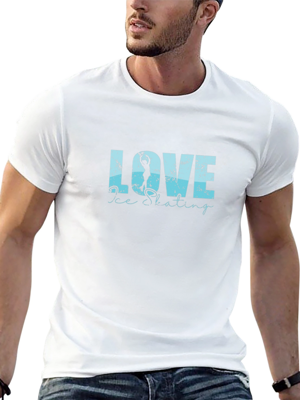 Love Ice Skating Graphic T-Shirt