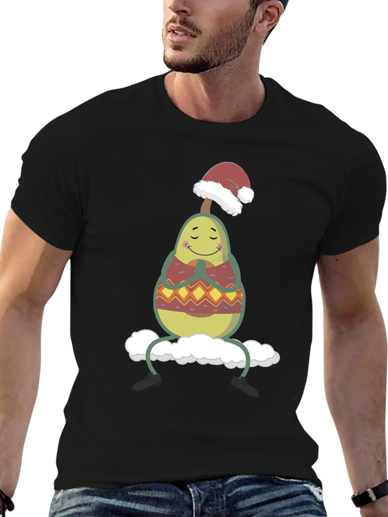 Avocado Christmas T-Shirt - Holiday Humor Tee