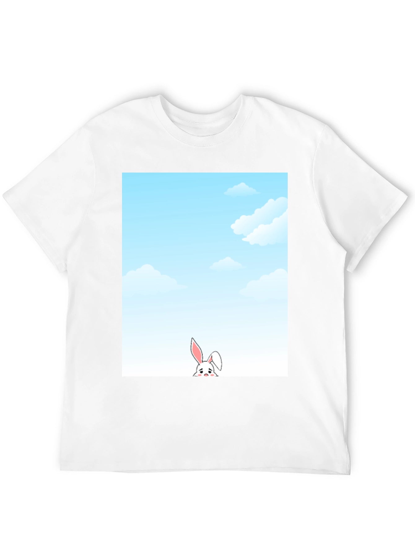 Sky Bunny T-Shirt: Whimsical Graphic Tee