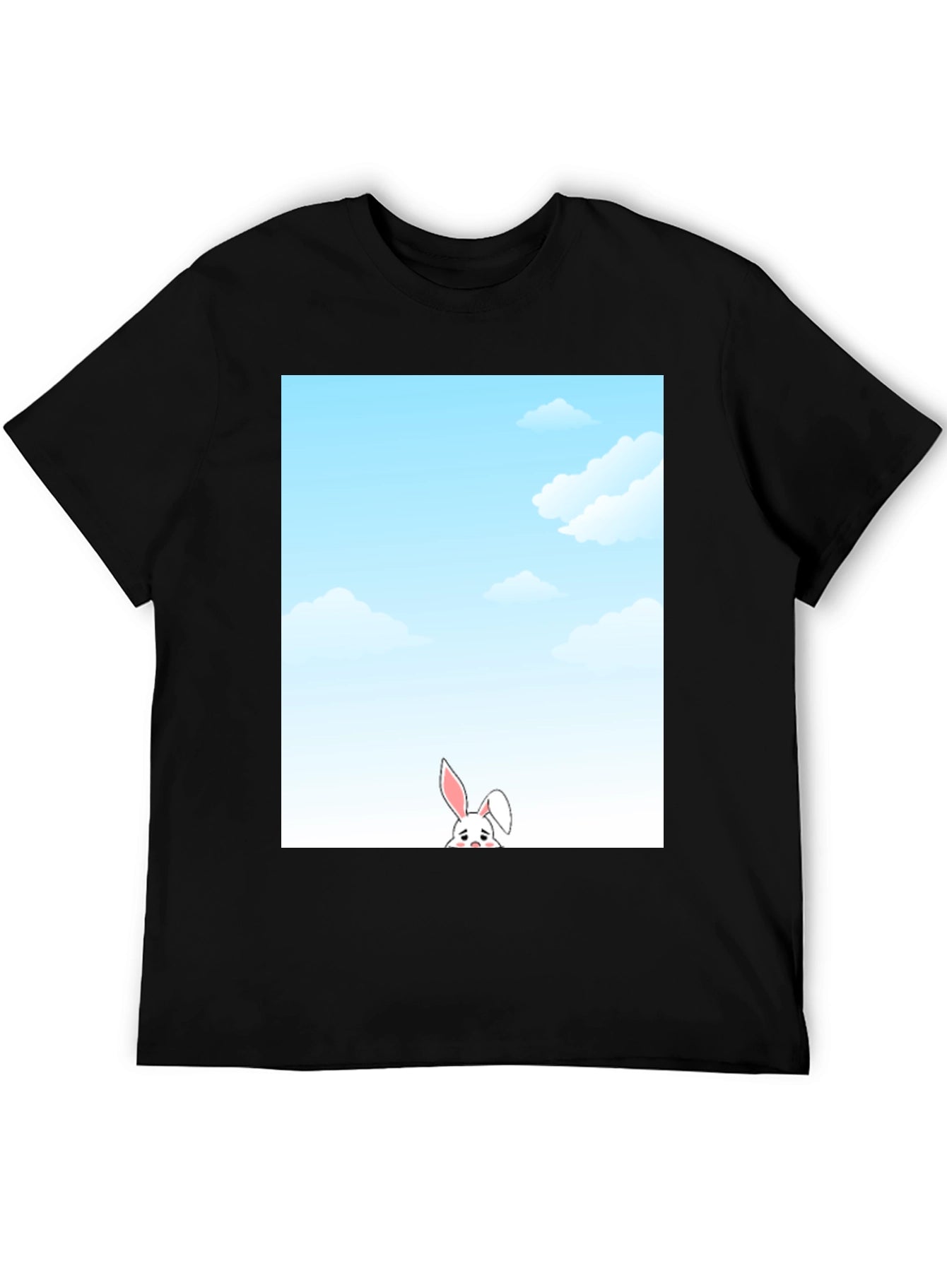 Sky Bunny T-Shirt: Whimsical Graphic Tee