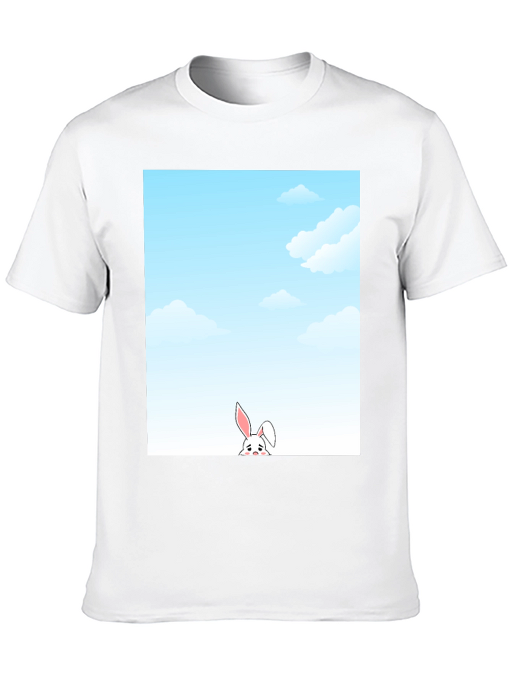 Sky Bunny T-Shirt: Whimsical Graphic Tee
