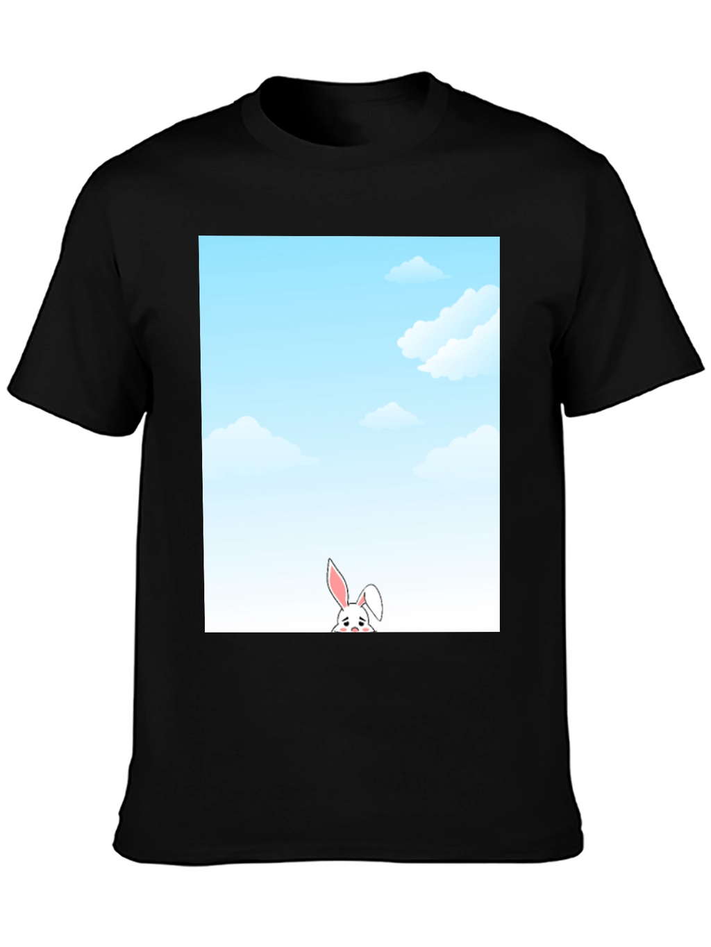 Sky Bunny T-Shirt: Whimsical Graphic Tee