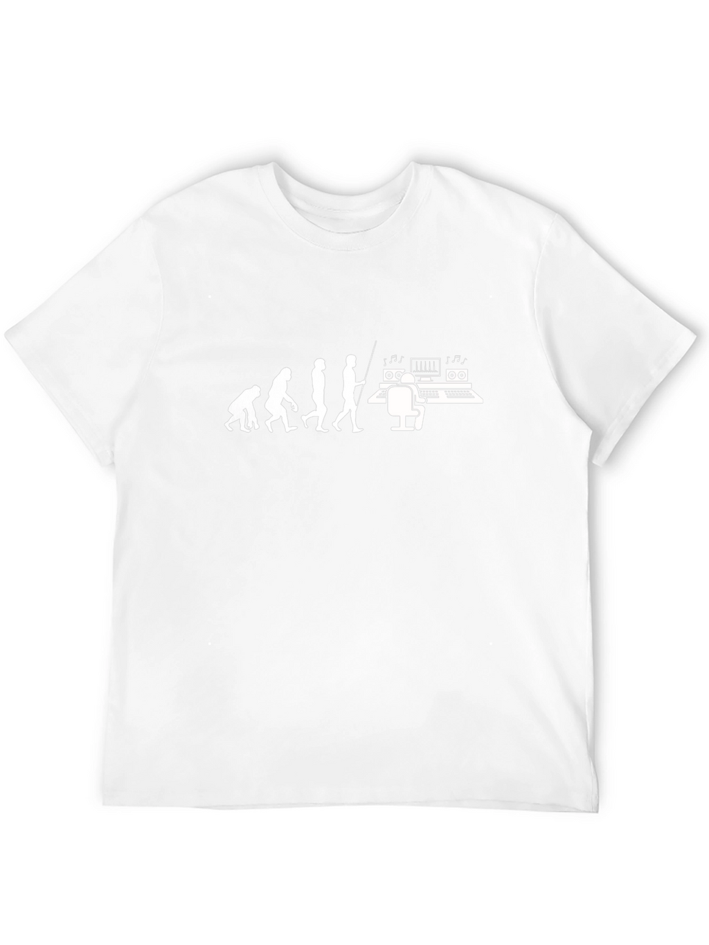 Evolution of Music Producer Black T-Shirt
